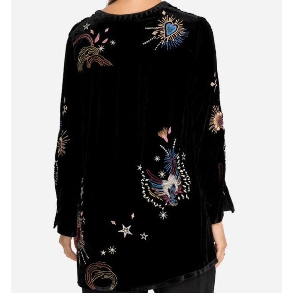 Johnny Was Eden Celestial Velvet Voyager tunic/Jacket NWT - Picture 5 of 16